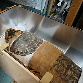 2000 year old mummy returns to Cairo from Cork Image