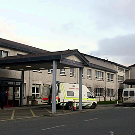 Minister Stephen Donnelly in the wake of the Wexford Hospital fire Image