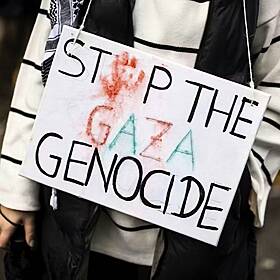 "If You Don't Condemn Gaza Genocide on Your Social Media You're Complicit" Image