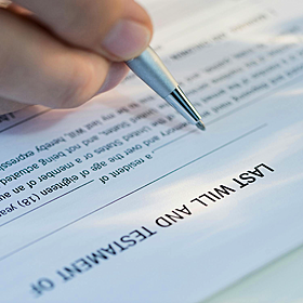 The importance of making a will Image