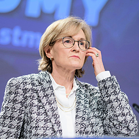 EU commissioner Mairead McGuinness on the conflict between Israel and Gaza Image