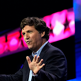 Can Tucker Carlson say what he wants on his new show? Image