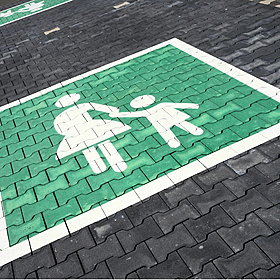 Non-parents parking in a parent and child space 'so common' Image