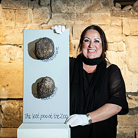 'The last poo at the zoo' - London zookeeper who turned animal faeces into art Image