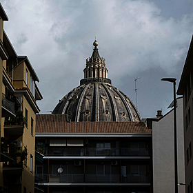 The process of the conclave in Rome Image