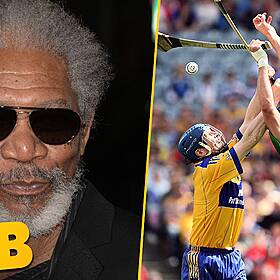Gift Grub: Morgan Freeman Was Front And Centre For Clare v Limerick Image
