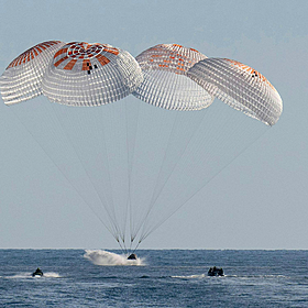 Touchdown for Astronauts Suni Williams and Butch Wilmore! Image