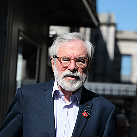 Gerry Adams wins defamation case against the BBC Image