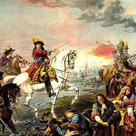 Green and orange not allowed for tour guides at Battle of the Boyne Image