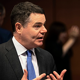 Minister for Finance Pascal Donohoe on tariffs, college fees and more Image