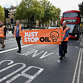'Petitions don't cut it!' - Just Stop Oil Image