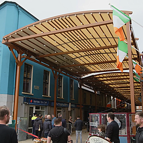 Wexford town builds roof over entire street Image