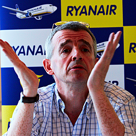 Michael O’Leary reacts to air traffic control strikes in France Image