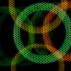 Glow in the dark road markings help or hinder drivers at night? Image