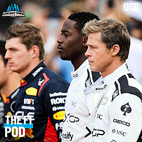 The F1 Pod - Ep. 6: Brad Pitt at Silverstone, Brundle v Delavingne, Norris class, Ricciardo returns Image