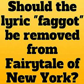 'Fairytale of New York' Offends Me In Work Every Day Image