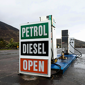 How have service stations changed in the past decade? Image