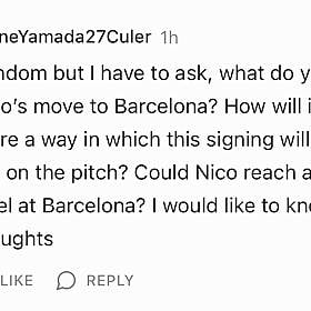 Why I think Nico Williams SHOULDN’T sign for Barcelona!! ⚡️ Image