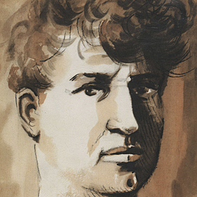 The Young Brendan Behan Image