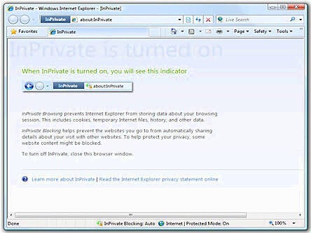 Internet Explorer 8 gets stealth privacy settings