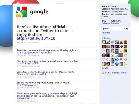 Google admits love affair with Twitter, accounts reveal