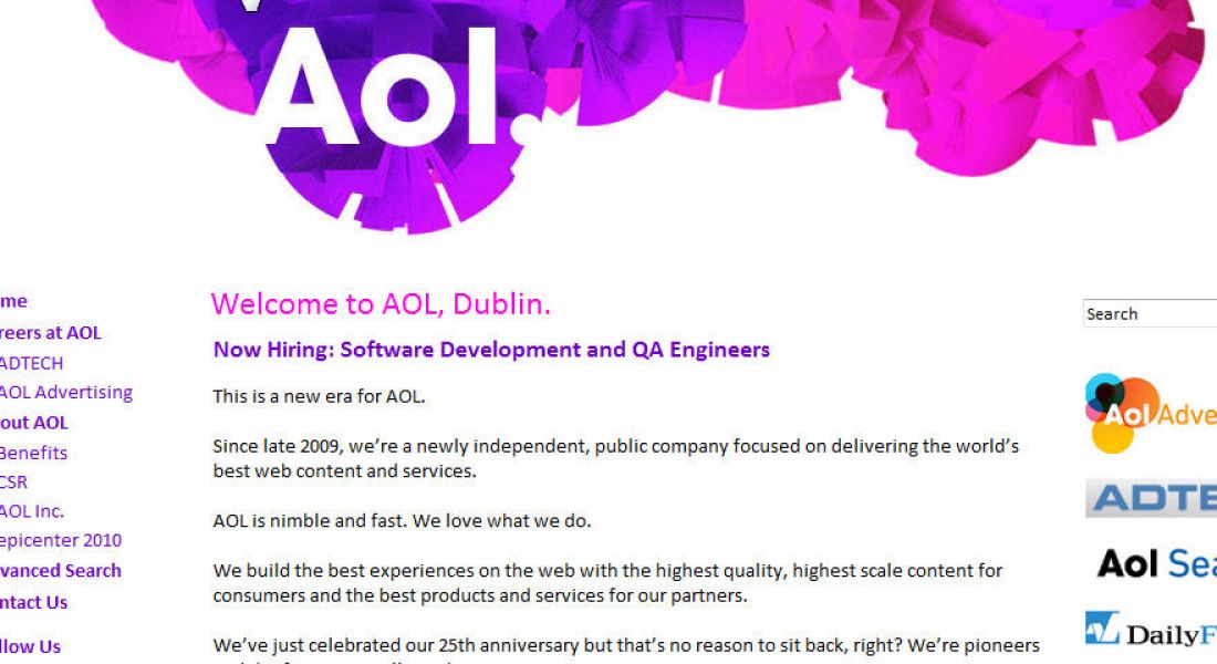 AOL creates 50 new software jobs in Dublin