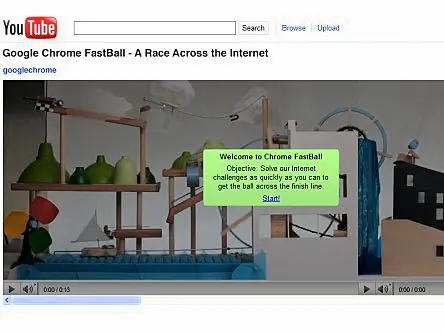 Google shows off Chrome update with Fastball game