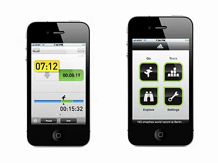 Adidas app turns smartphone into workout tool