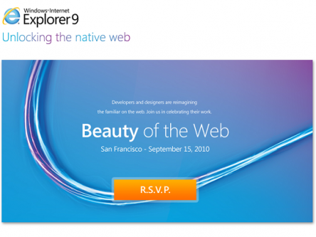 Internet Explorer 9 beta to launch 15 September