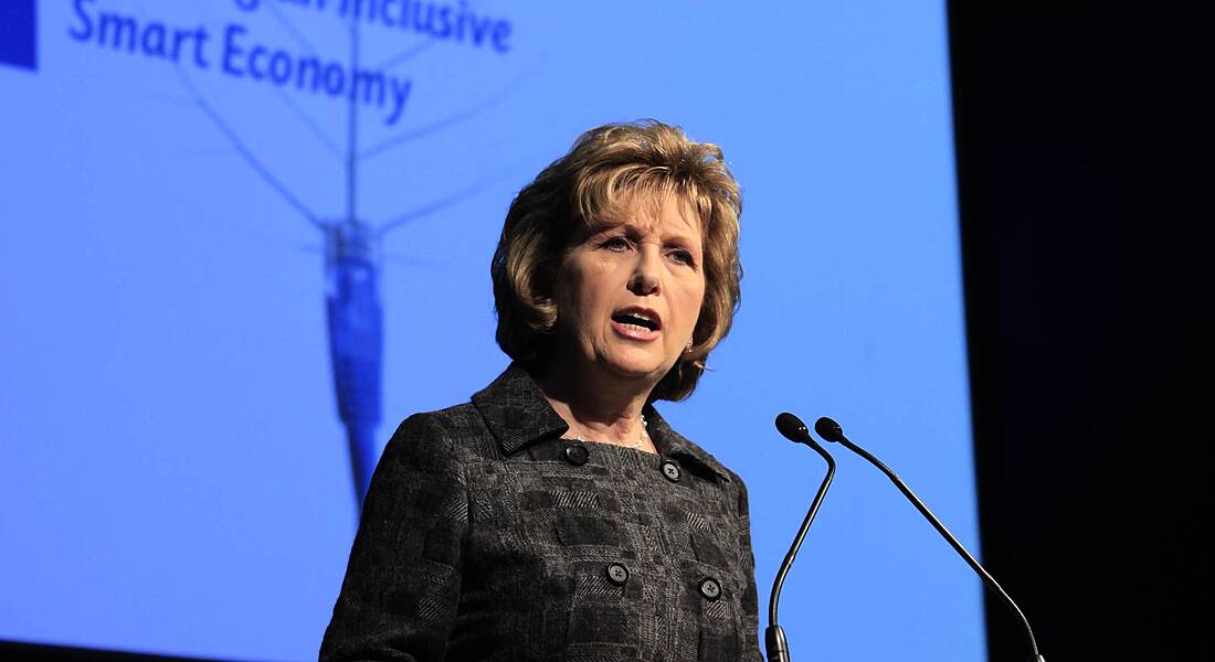 Jobs need to be earned, President McAleese says