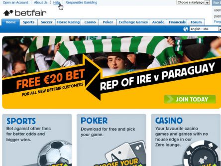 Betfair valued at stg£1.5bn for planned IPO