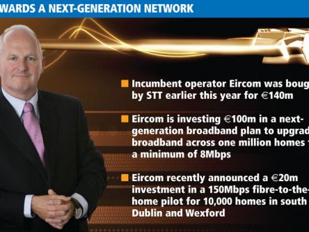 Eircom on target to upgrade 1m lines to 8Mbps by Xmas