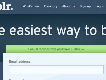 Tumblr raises US$30m in venture capital