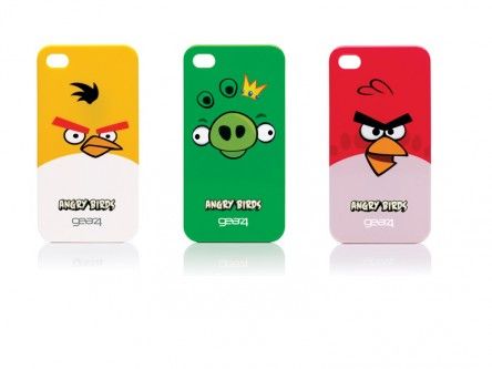 Angry Birds lands on iPhone 4, iPod touch cases