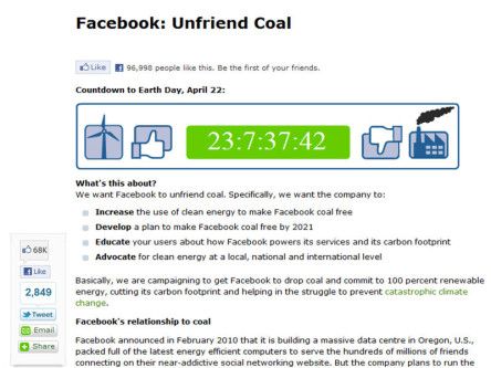 Greenpeace video urges Facebook to go green