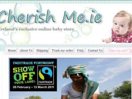 Cherishme.ie baby website spots German opportunity