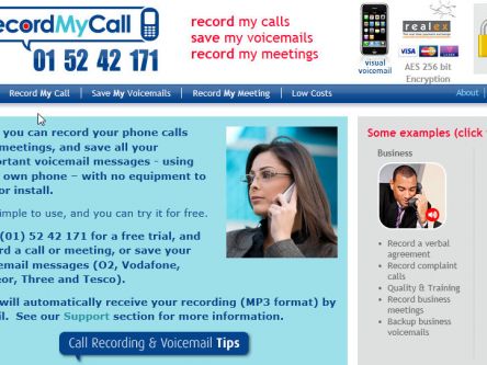 Mobile service saves voicemail and recordings to the cloud