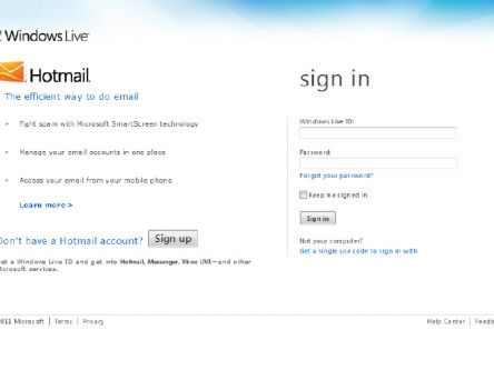 Hotmail to ban ‘123456’ passwords