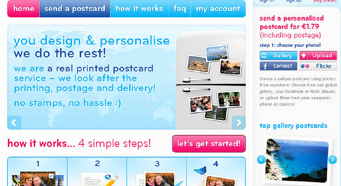 Start-up sendmypostcards.com to take on 10 people