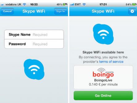 Skype WiFi arrives on iOS devices