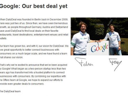 Google to take on Groupon in Europe