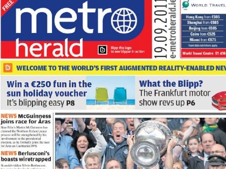 World’s first augmented reality newspaper hits presses