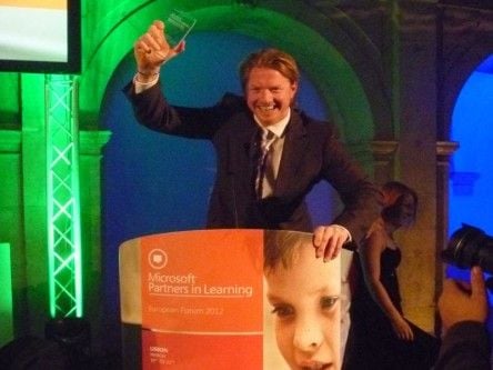 Teacher wins European award for classroom tech