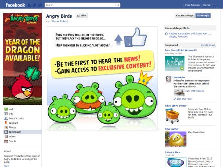 Angry Birds to flock to Facebook on Valentine’s Day