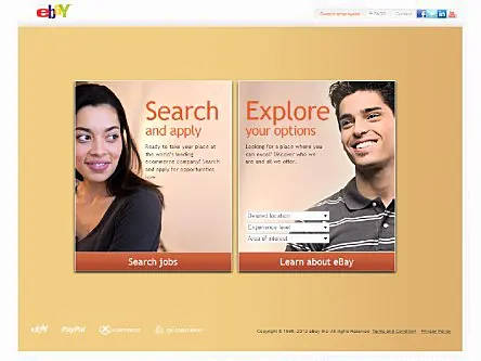 eBay seeking staff via revamped Careers site