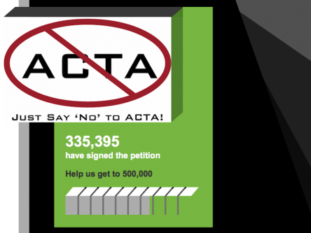 Thousands protest ACTA, petition gets 300k signatures in 72 hours