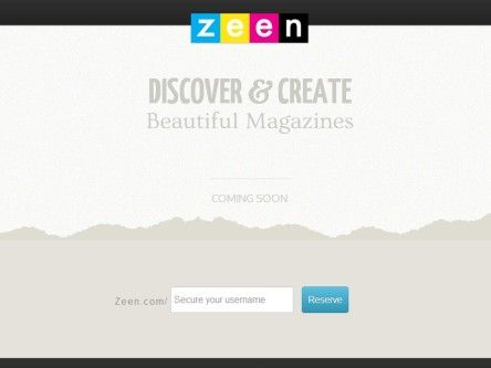 Zeen, YouTube founders’ venture into online publishing, will be unveiled next week