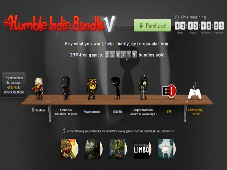 Humble Indie Bundle V released – smashes previous record