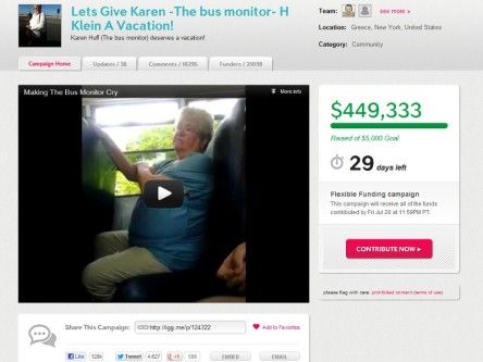 Bullied bus monitor receives more than US$400,000 in donations – thanks, internet!