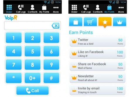 New app VoipR rewards users with free points for calls